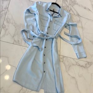 Denim zara dress